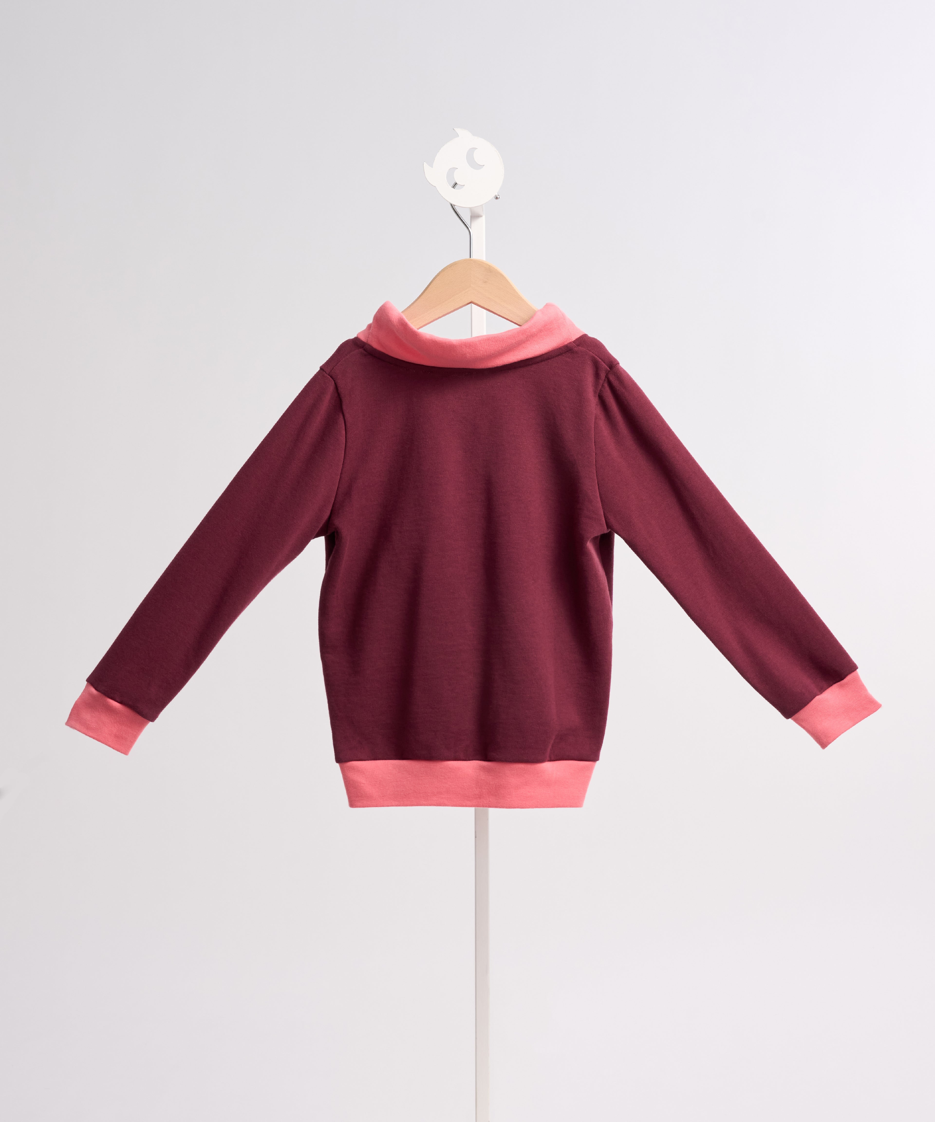 bbcモンスターロールカ ラー&パーカーひもトップス