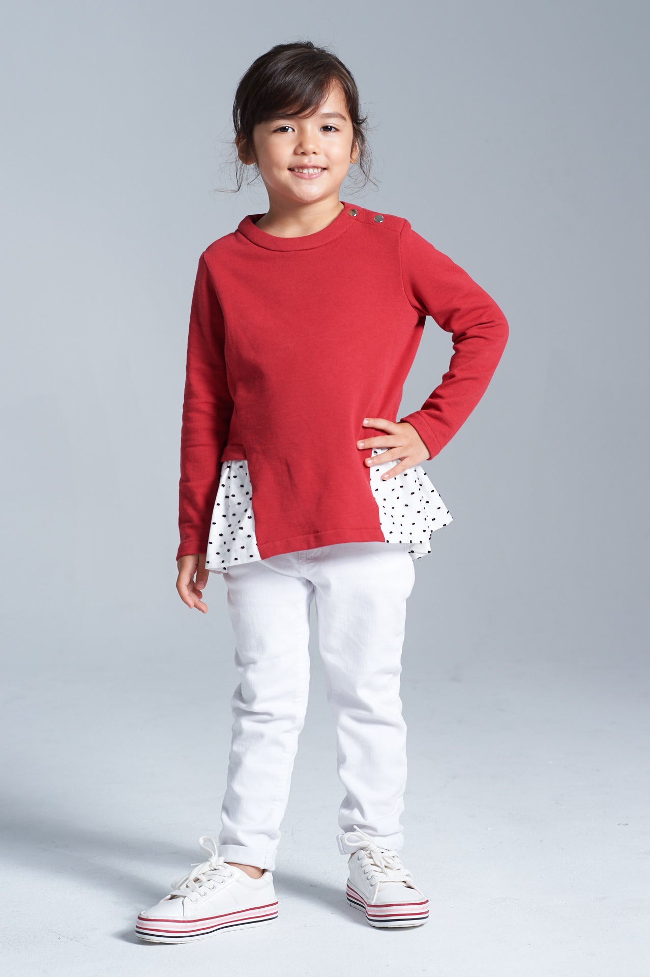 スカートふわりロングトップス