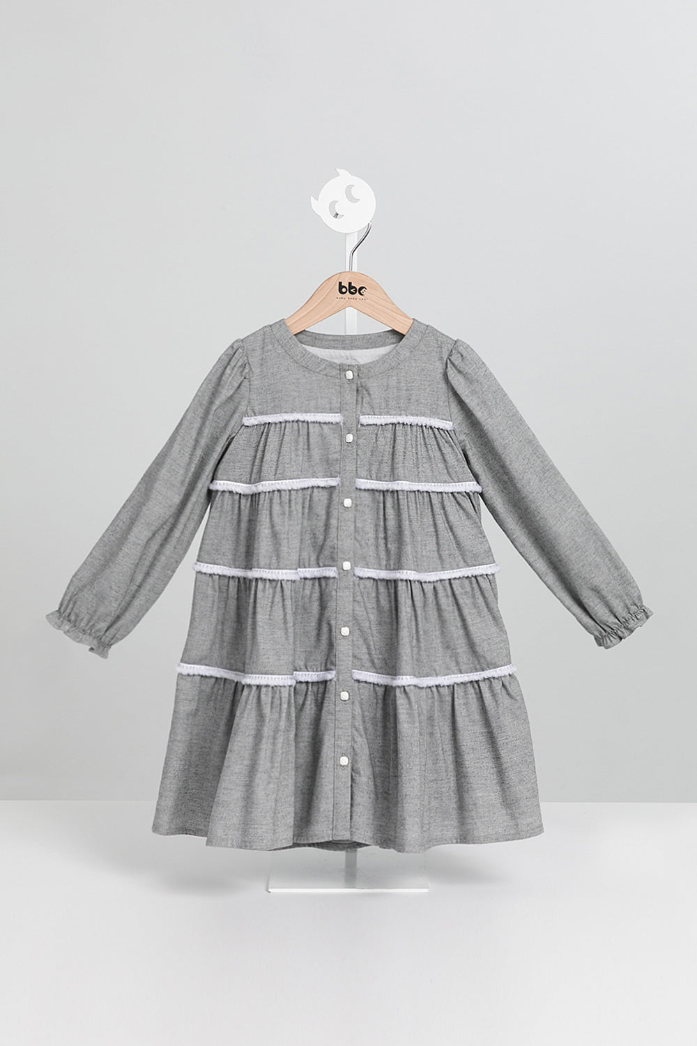 【予約商品】Mainコレクション:Tiny Twirl ティアードワンピース