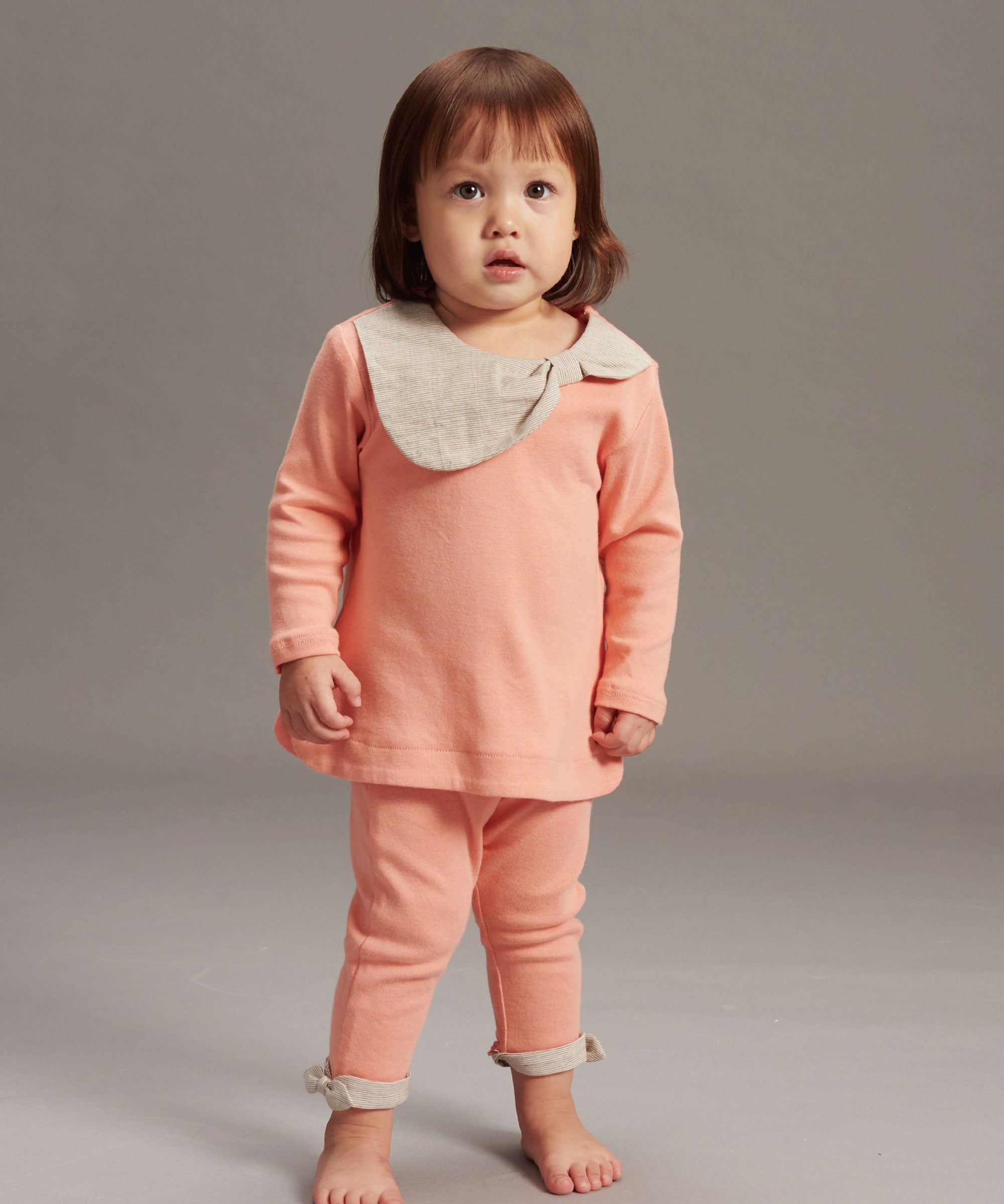 bbcクラシックリボンスカーフセットアップ