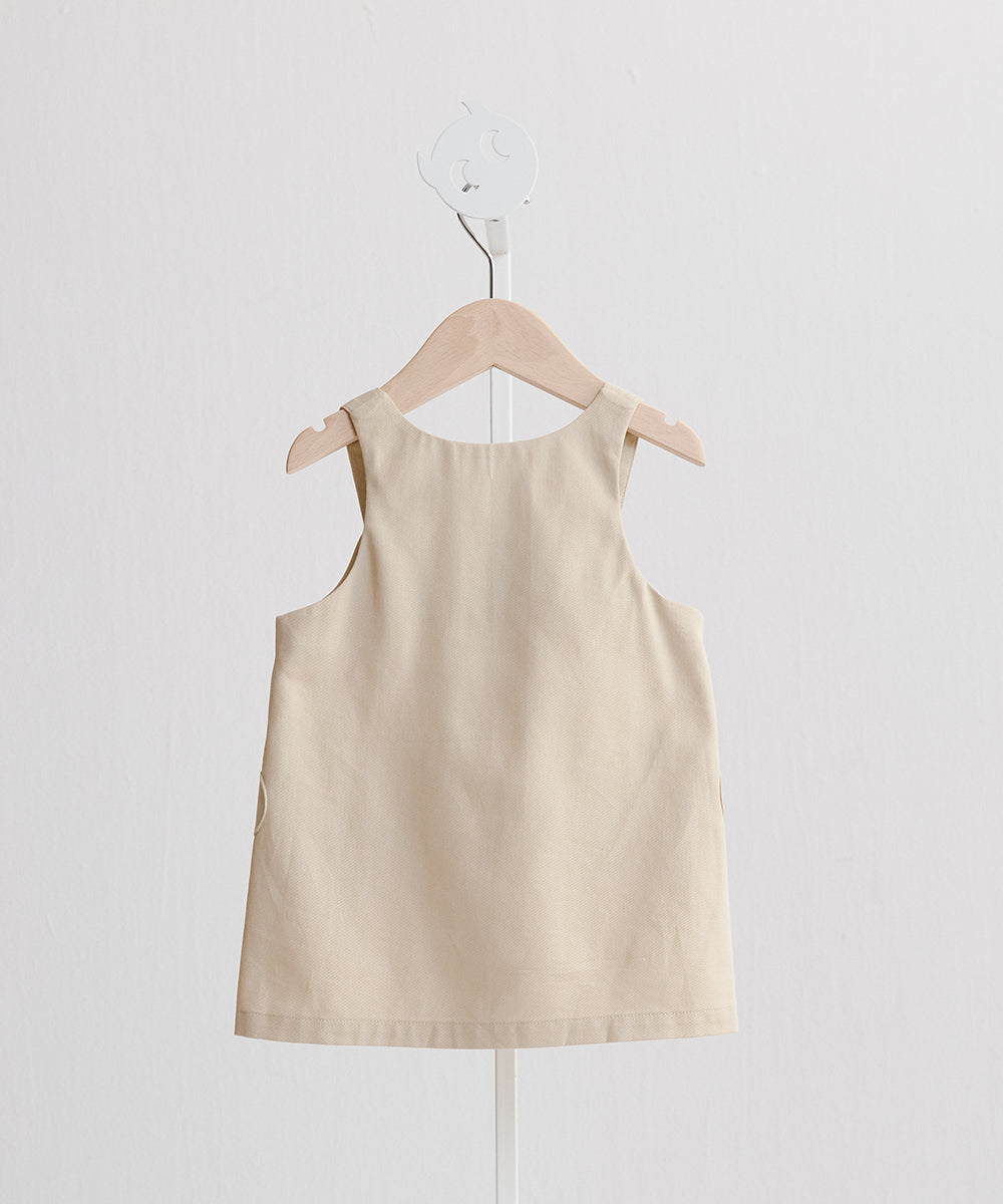 お花のポケットジャンパースカート