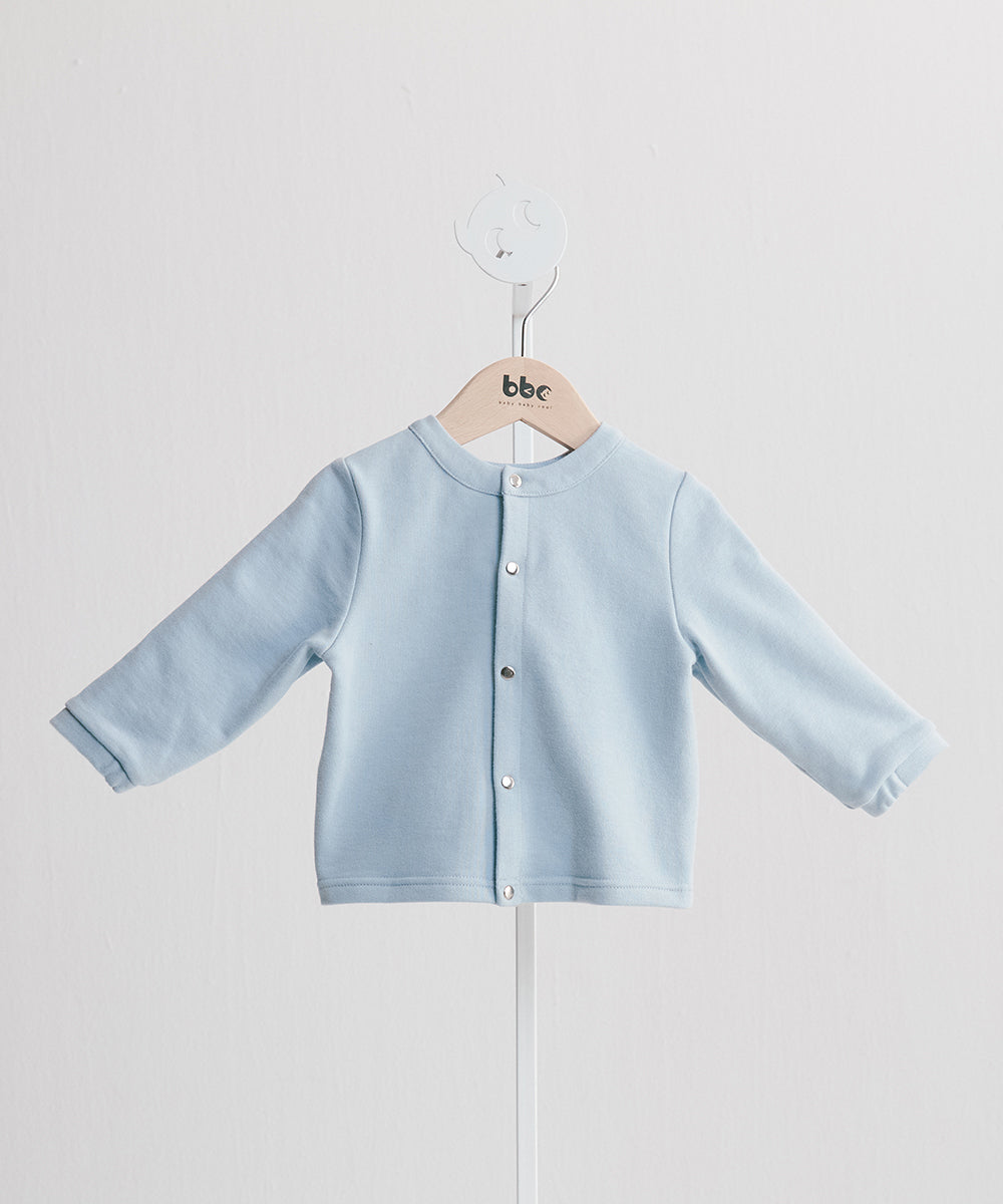 エルボーパッチデニムトップス