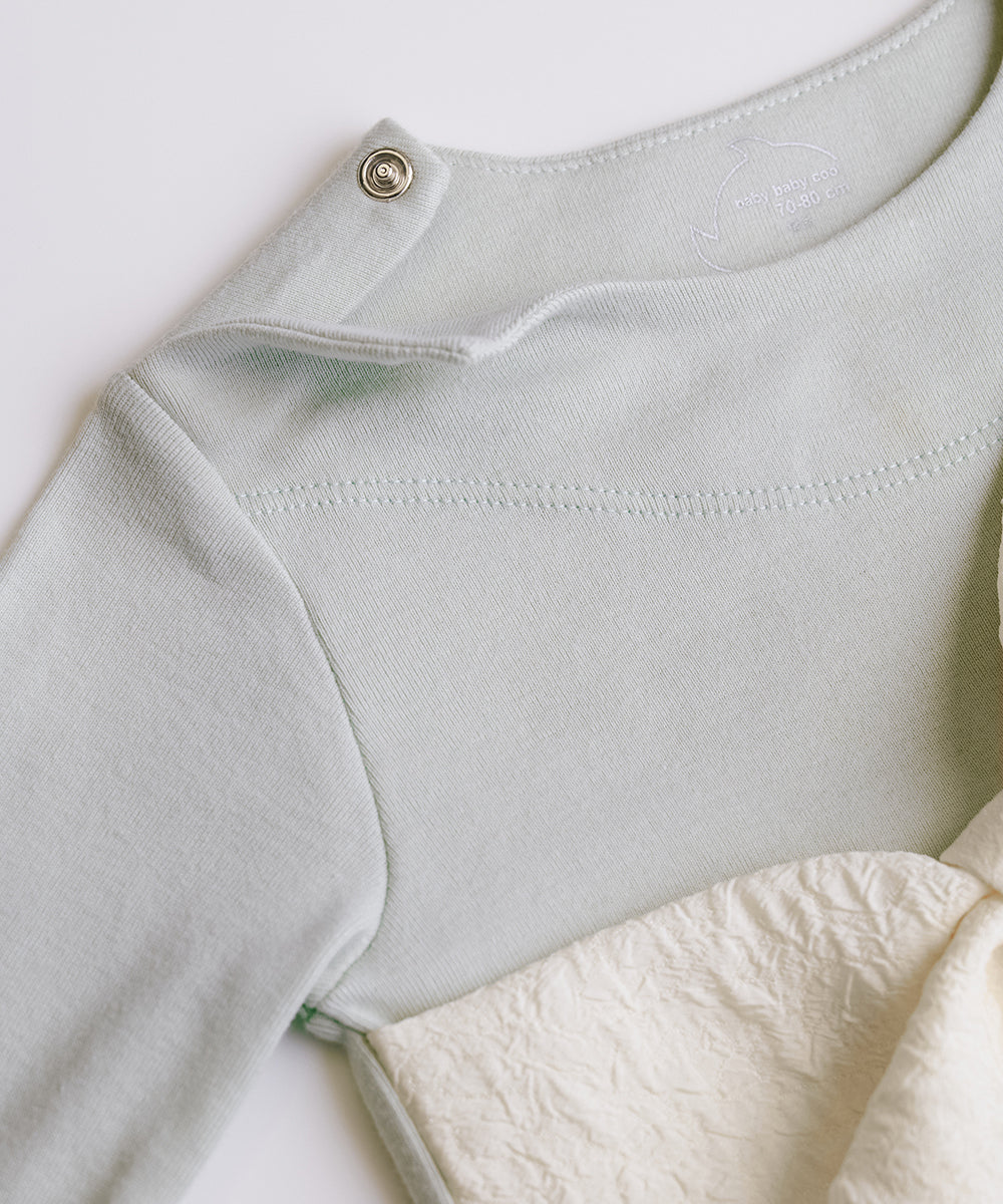 The giftコレクション - 大きなリボンのロンパース