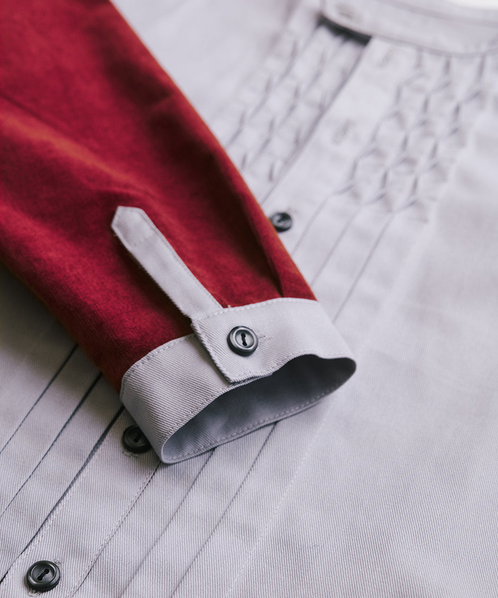 Luxuryコレクション - ロイヤルコーデュロイオーバーサイズシャツ