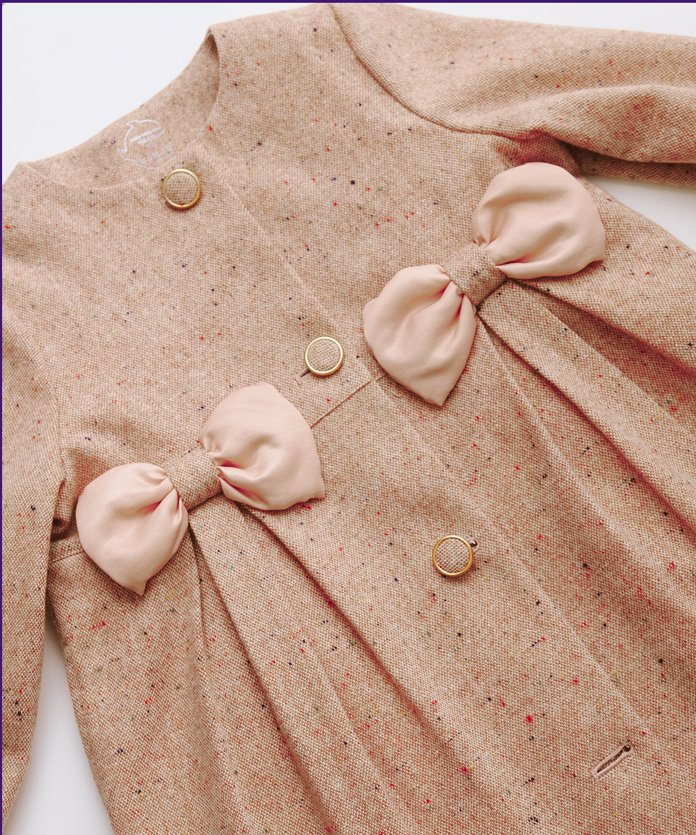 Luxuryコレクション - オードリーの小さなリボン&ボタンコート