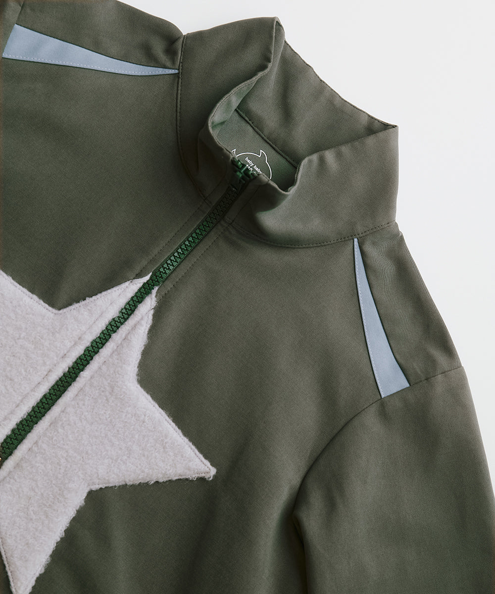 小惑星B612パッチワークスリーブトップス