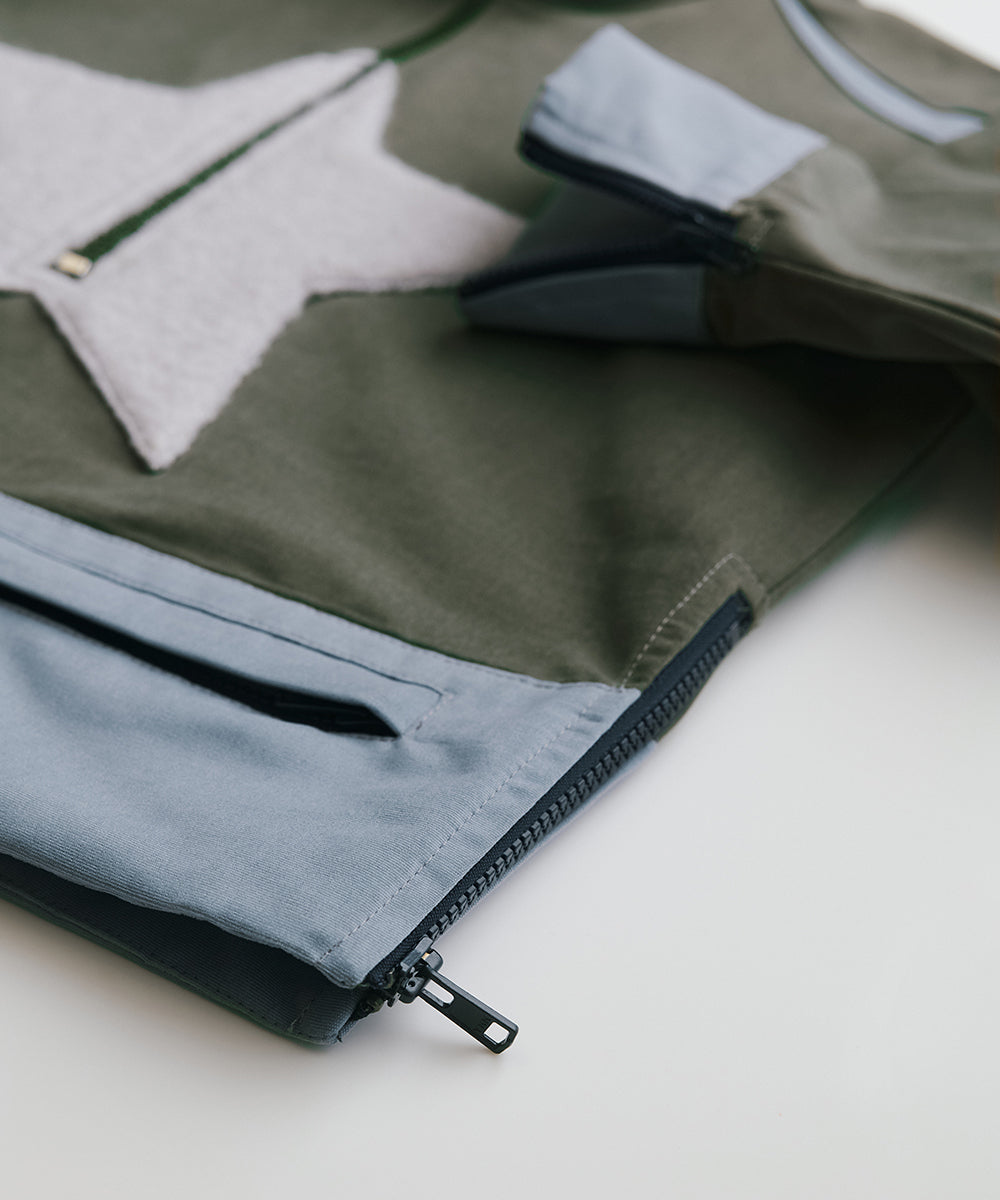 小惑星B612パッチワークスリーブトップス