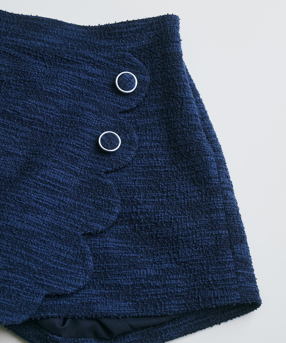 Luxuryコレクション-月の光スカラップキュロットパンツ