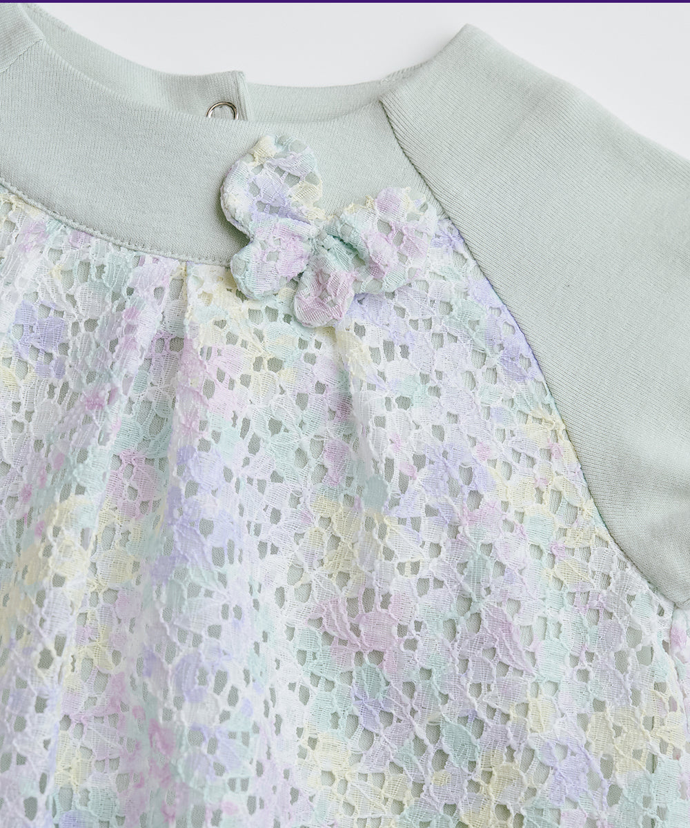 ちょうちょのプリズムワンピースロンパース