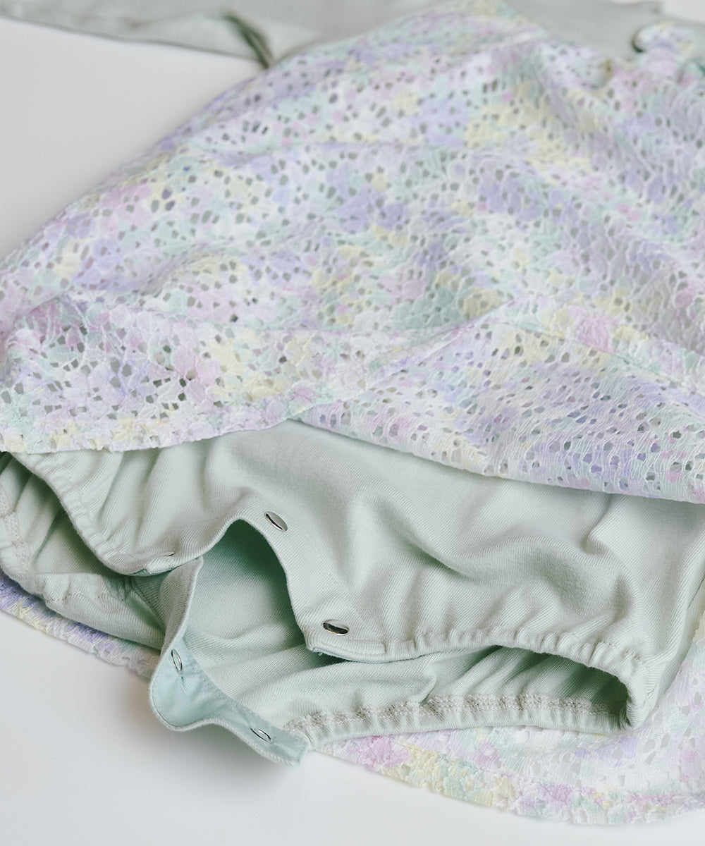 ちょうちょのプリズムワンピースロンパース