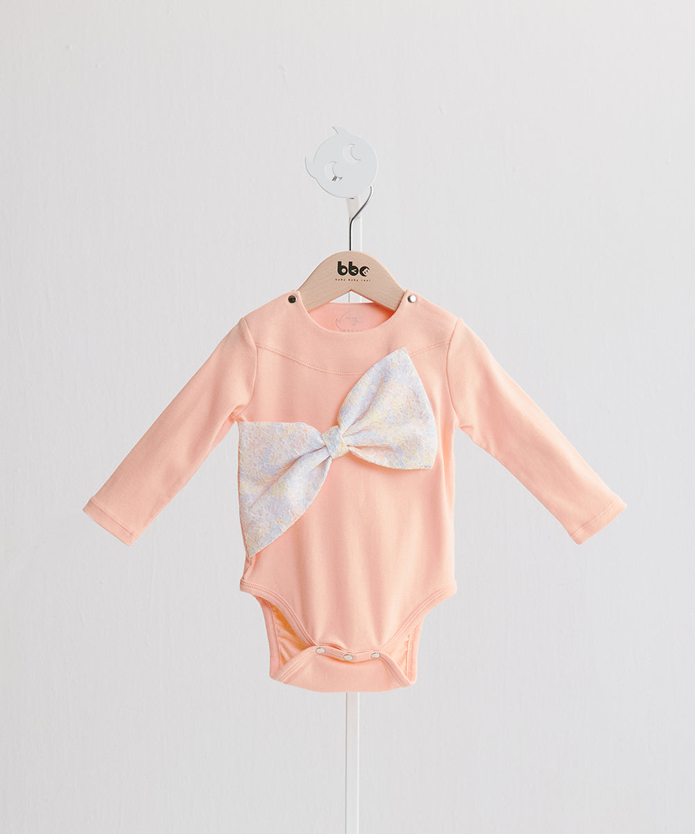 The giftコレクション - 大きなリボンのロンパース