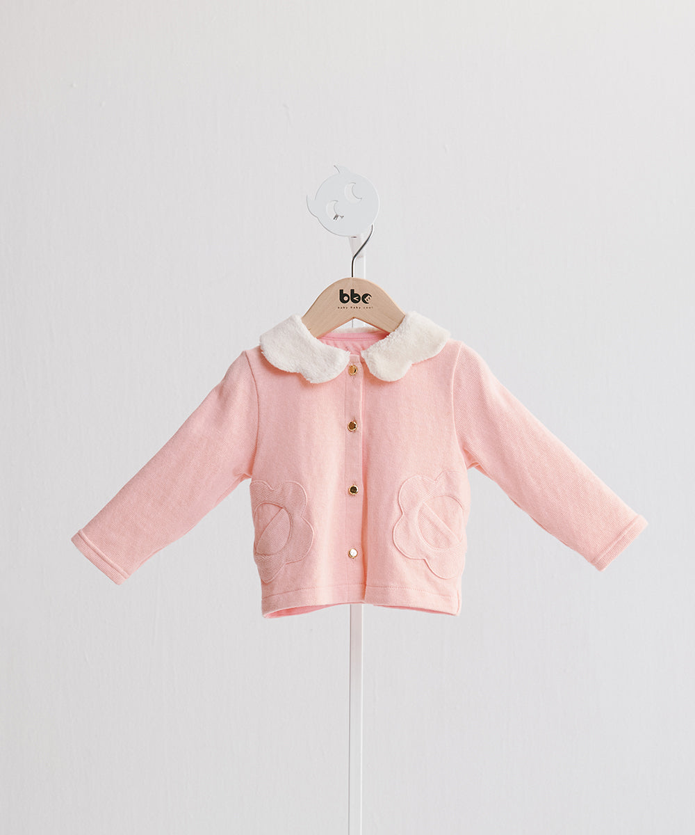 お花と雲のカーディガン