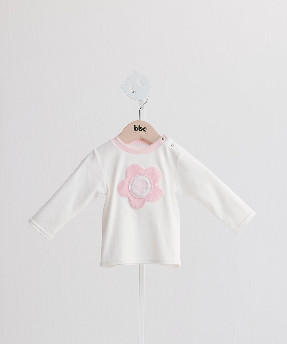 小さいお花のぷくぷくカットソー