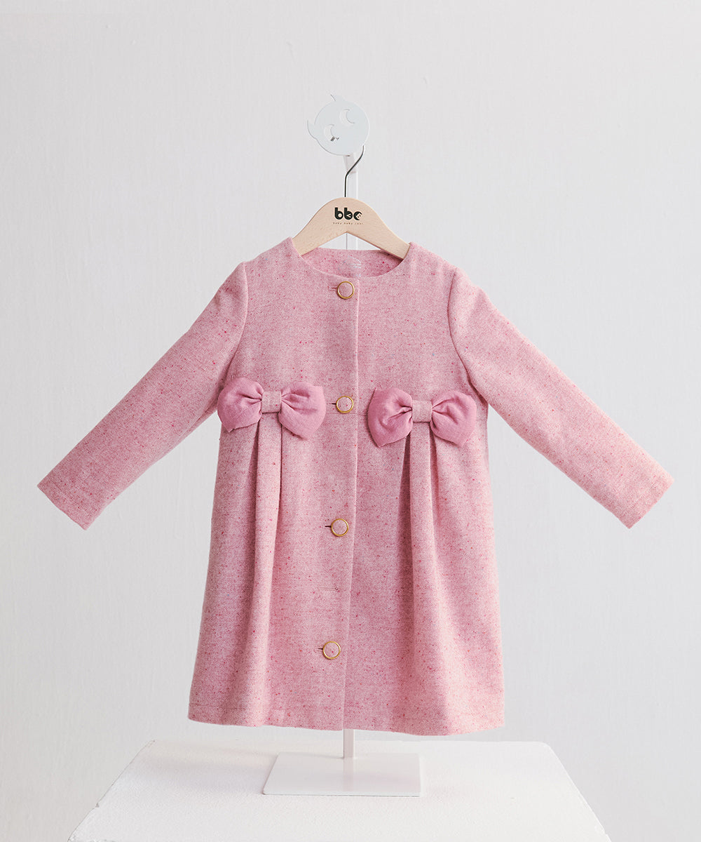 Luxuryコレクション - オードリーの小さなリボン&ボタンコート