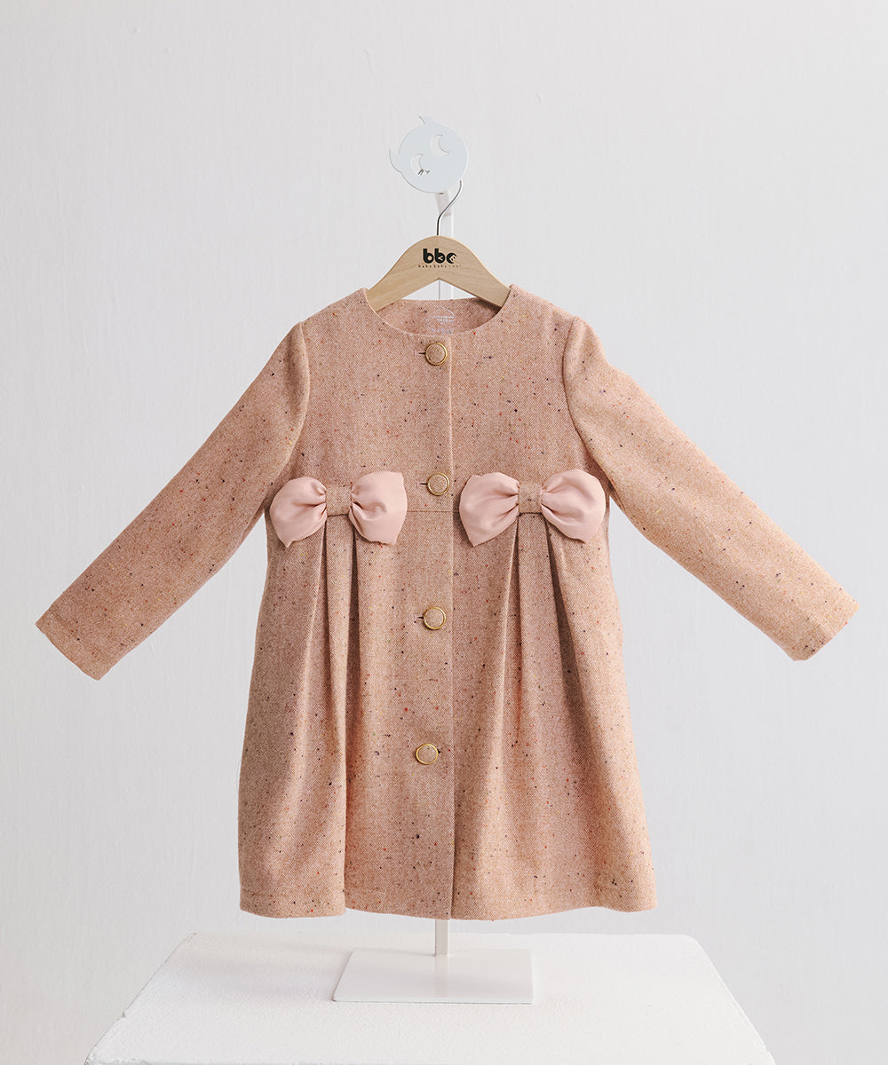 Luxuryコレクション - オードリーの小さなリボン&ボタンコート