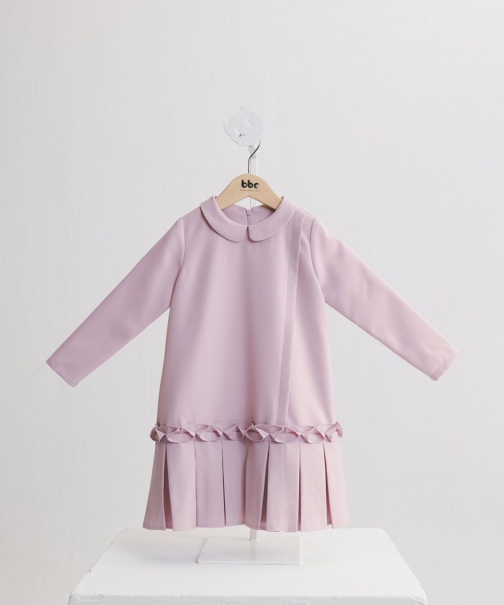 【予約商品】ベラのエレガントプリーツスカートワンピース