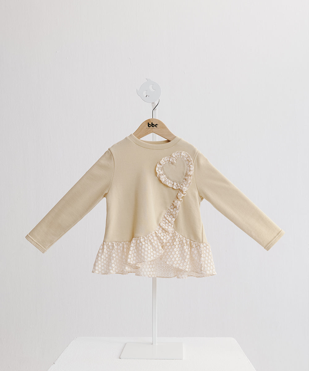 以心伝心パッチワークカットソー