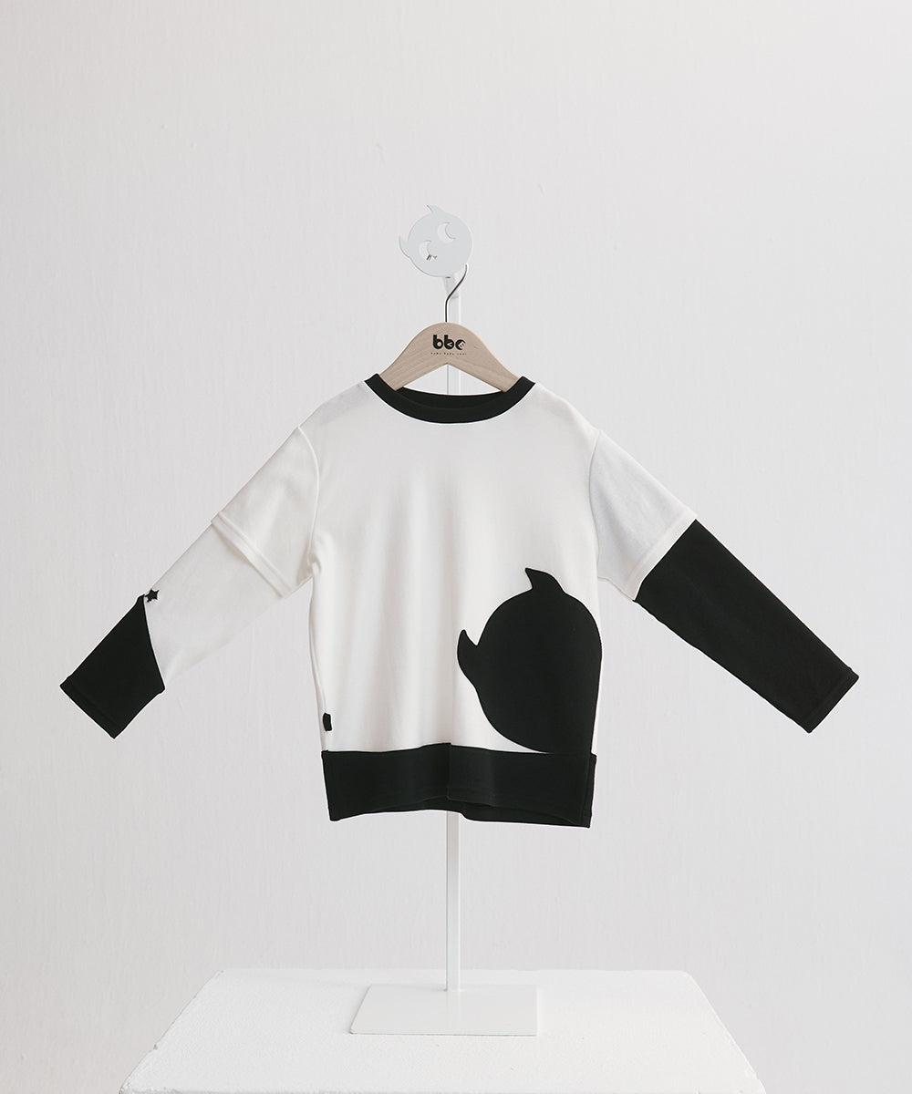 だっこ大好きモンスター - 有機綿Tシャツ