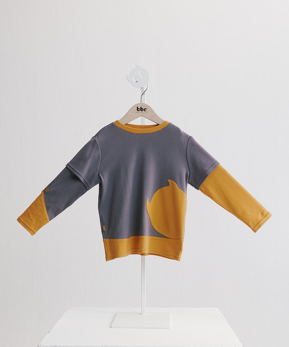 だっこ大好きモンスター - 有機綿Tシャツ