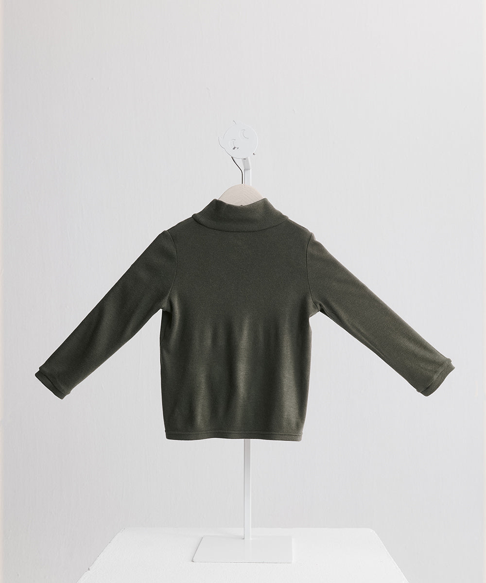 ハイネックプルオーバーTシャツ