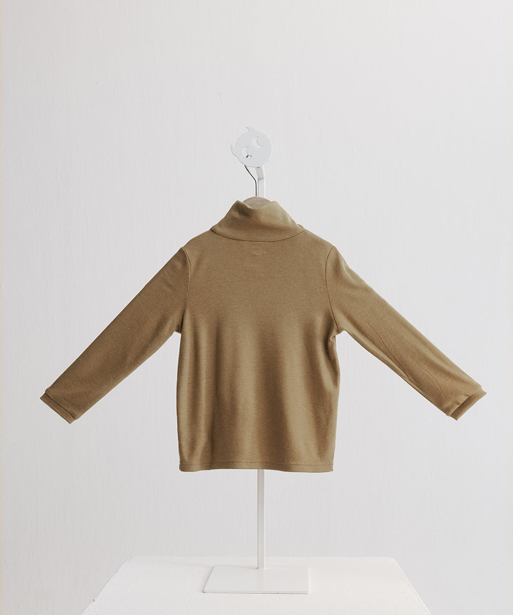 ハイネックプルオーバーTシャツ