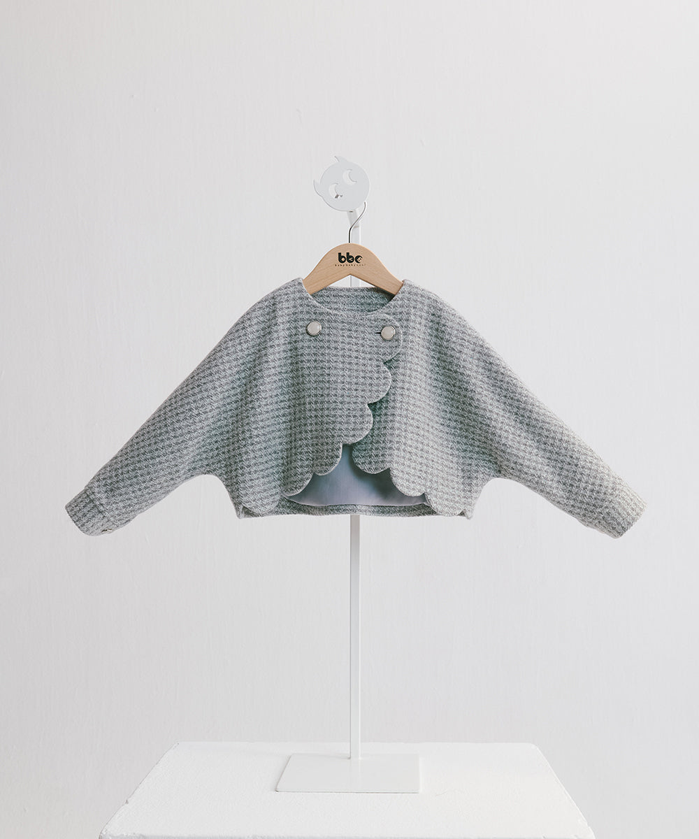 Luxuryコレクション - 花びらデザインツーピースウールコート