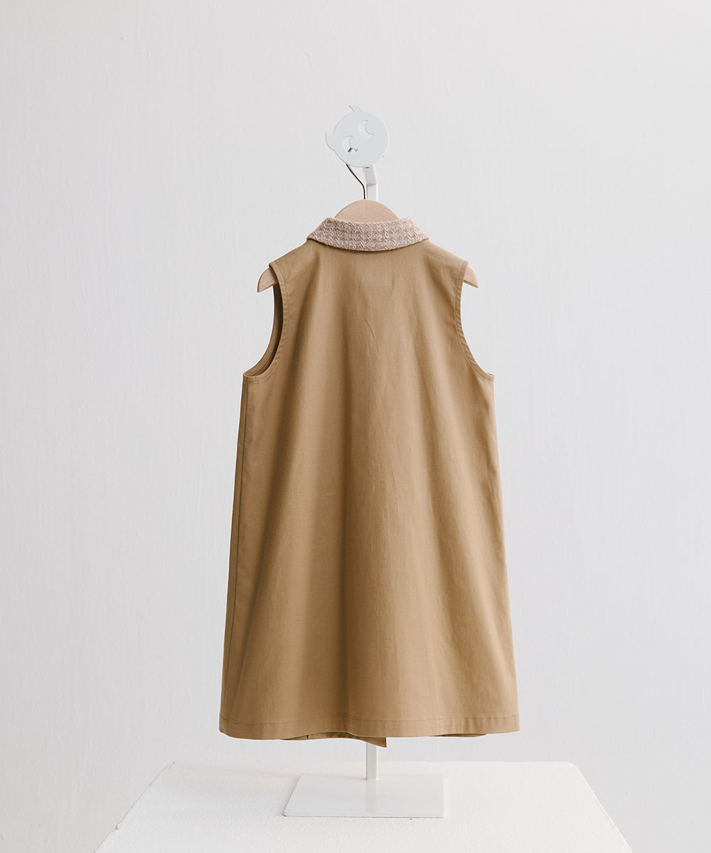 Luxuryコレクション - 花びらデザインツーピースウールコート