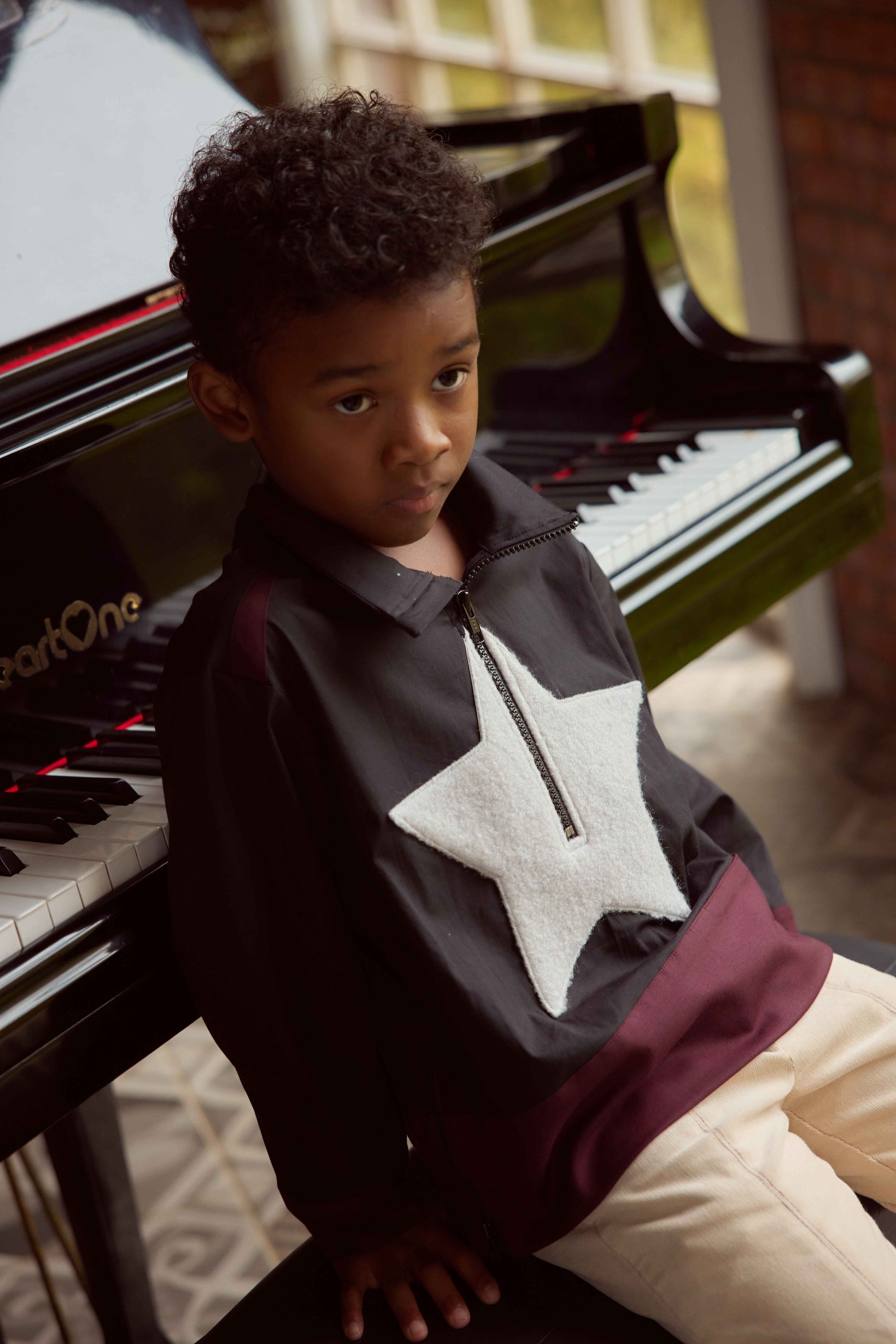 小惑星B612パッチワークスリーブトップス