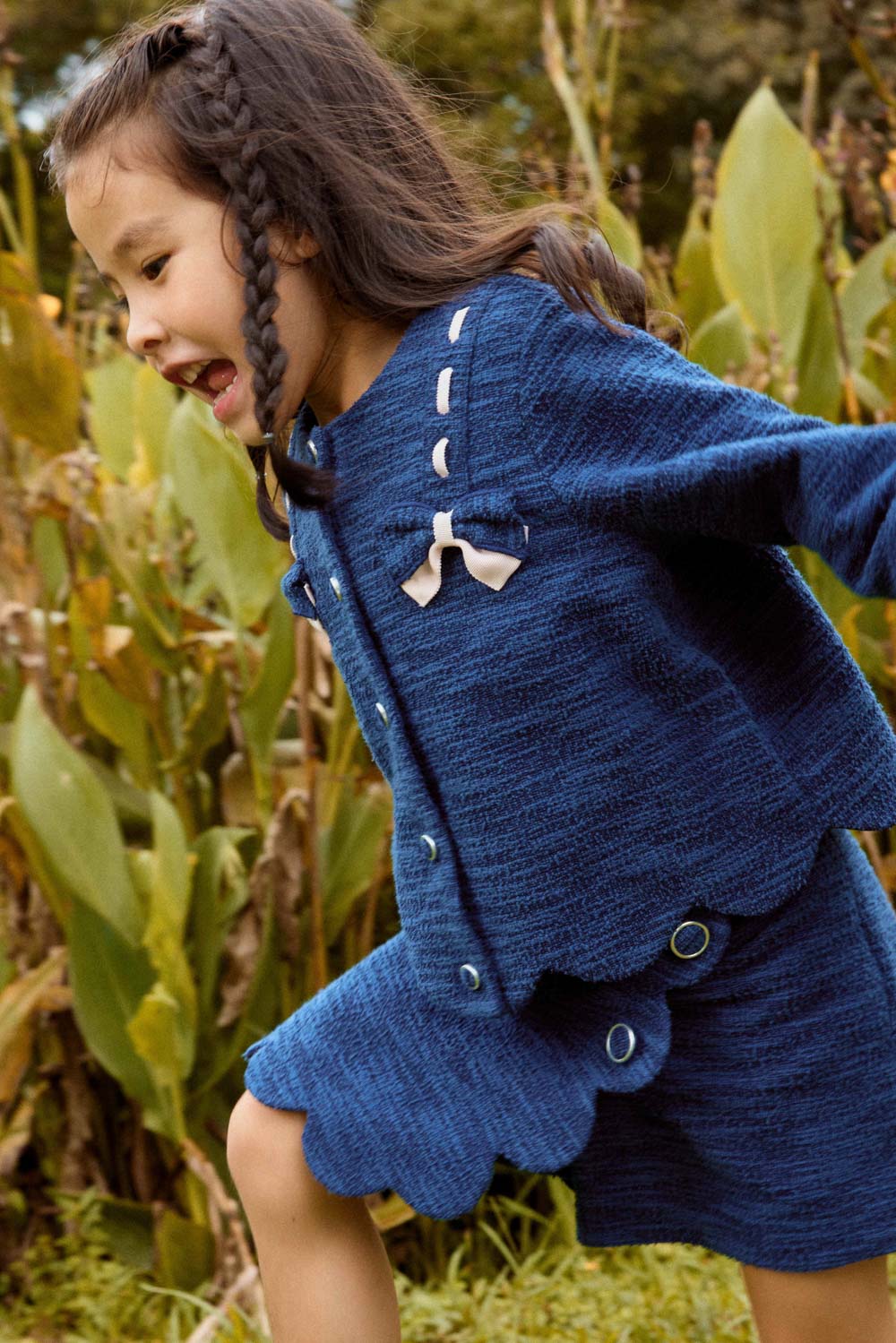 Luxuryコレクション-月の光スカラップキュロットパンツ