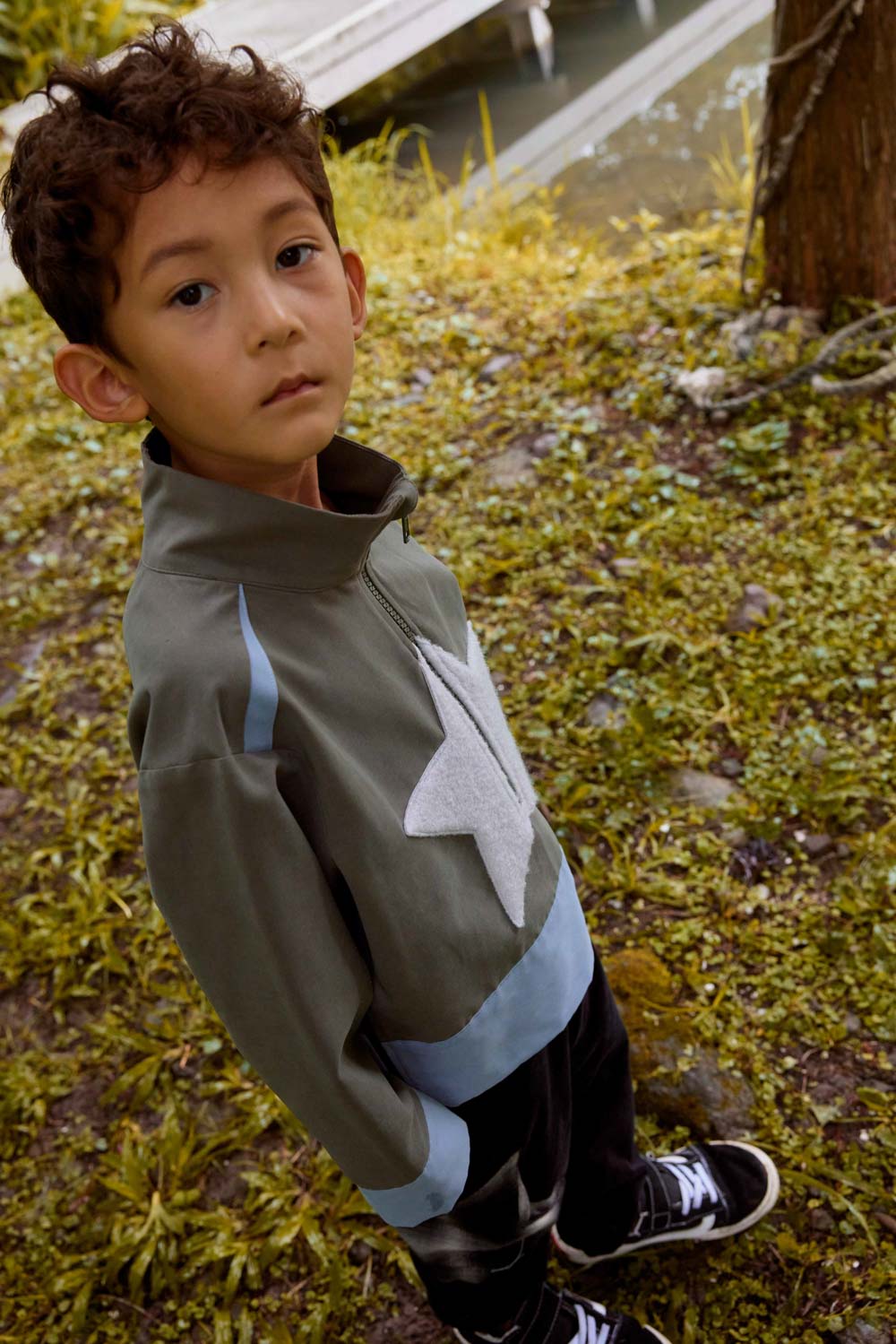 小惑星B612パッチワークスリーブトップス