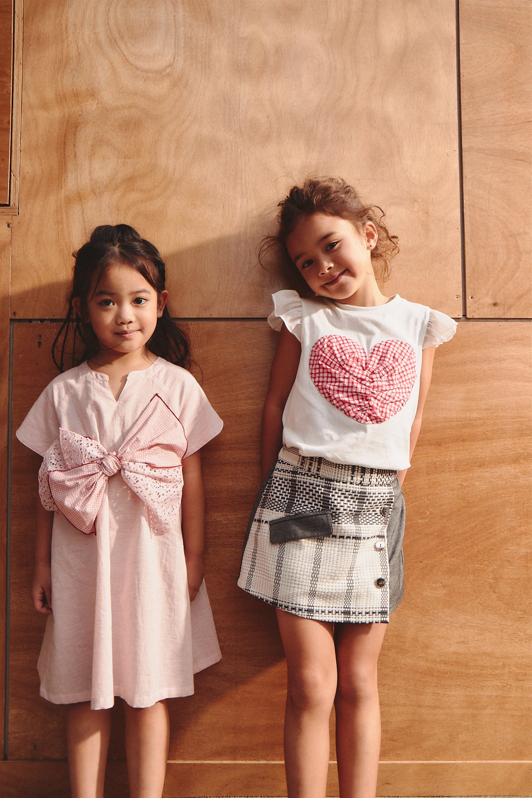 Luxuryコレクション: Mode - モダンデニム切替えキュロットスカート