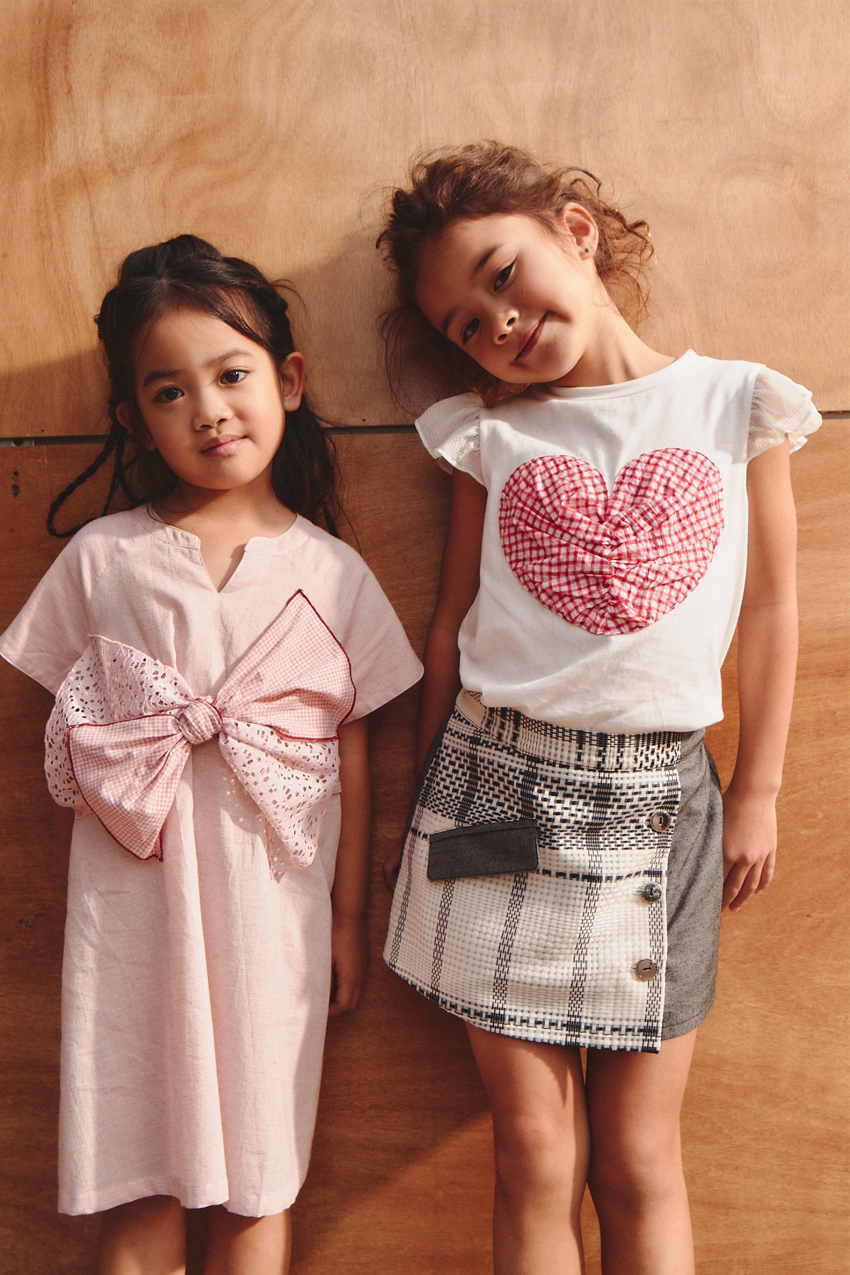 Luxuryコレクション: Mode - モダンデニム切替えキュロットスカート