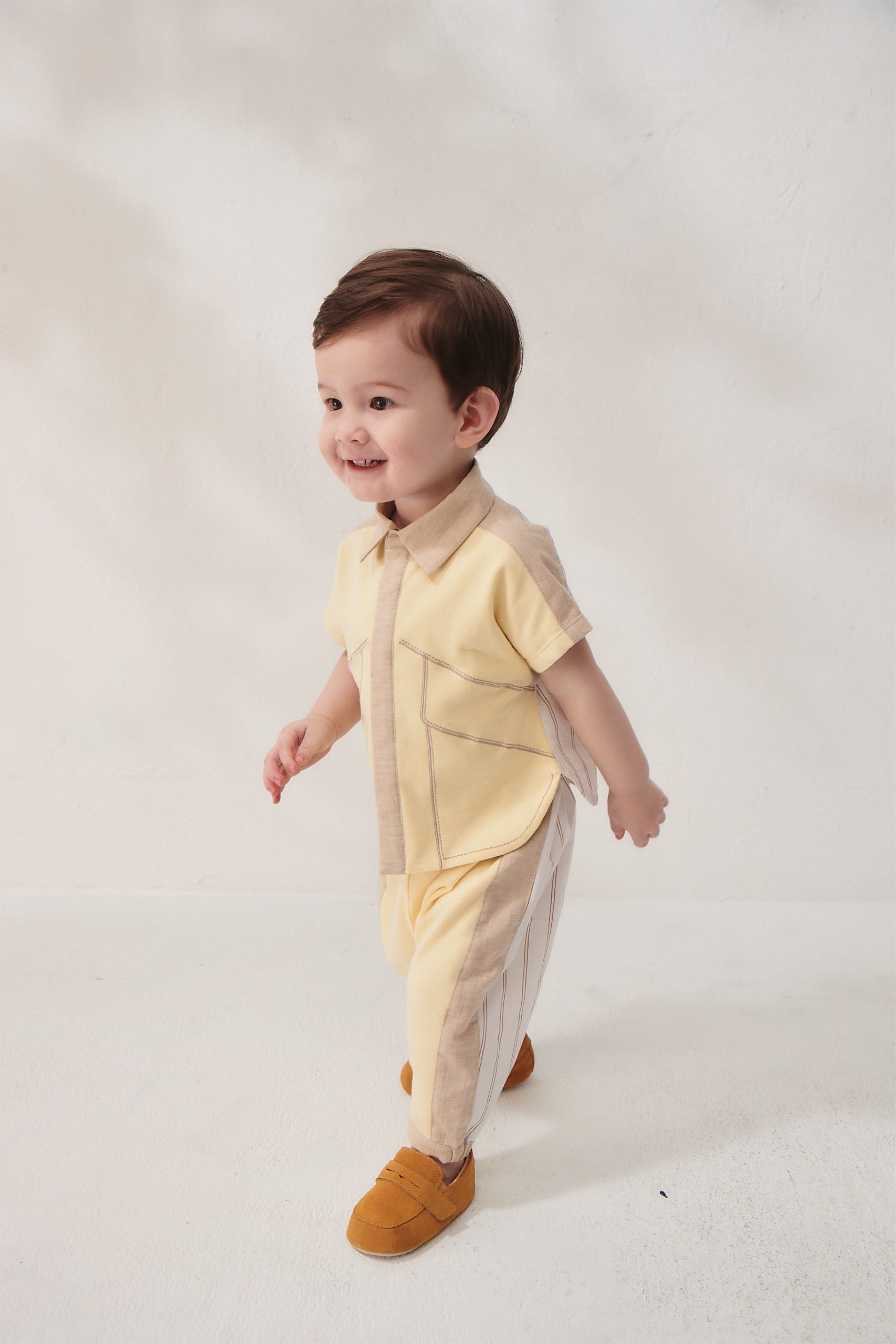 【予約注文】Main コレクション: bbcトレンドキッズ切替えスポーティ七分丈パンツ