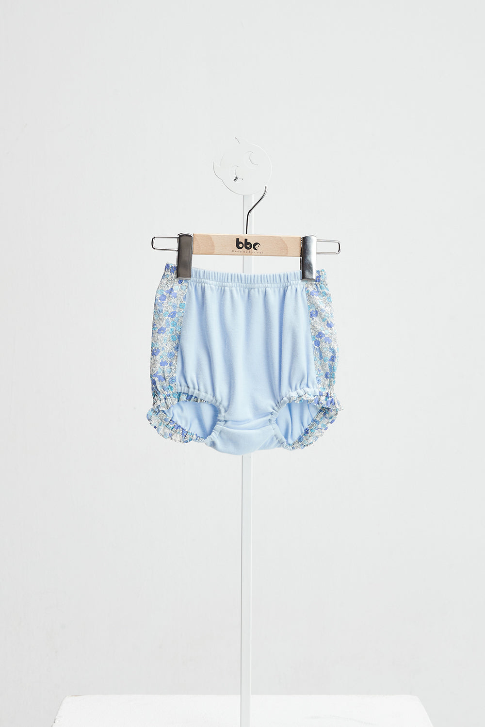 Main コレクション:Floral - フローラルフレンチ風花柄切替えフリルブルマ