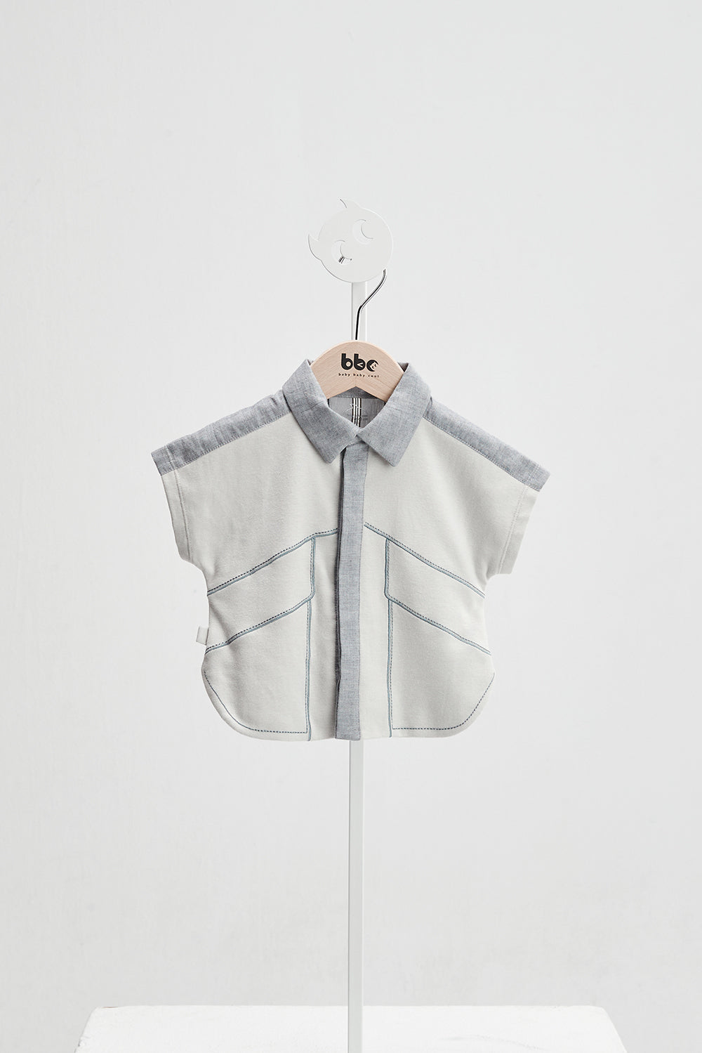 Main コレクション: bbcトレンドキッズ刺繍ポケットスポーティシャツ