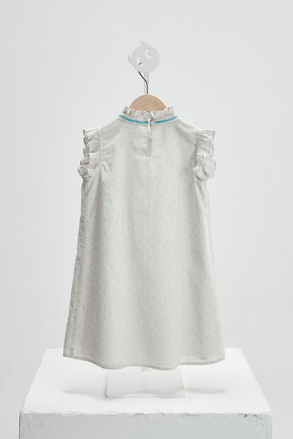 Luxuryコレクション: Royal - ロマンティクフリルスタンドカラーワンピース