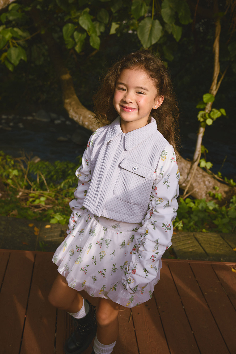 【予約商品】Luxuryコレクション:両袖ドローストリングショートジャケット