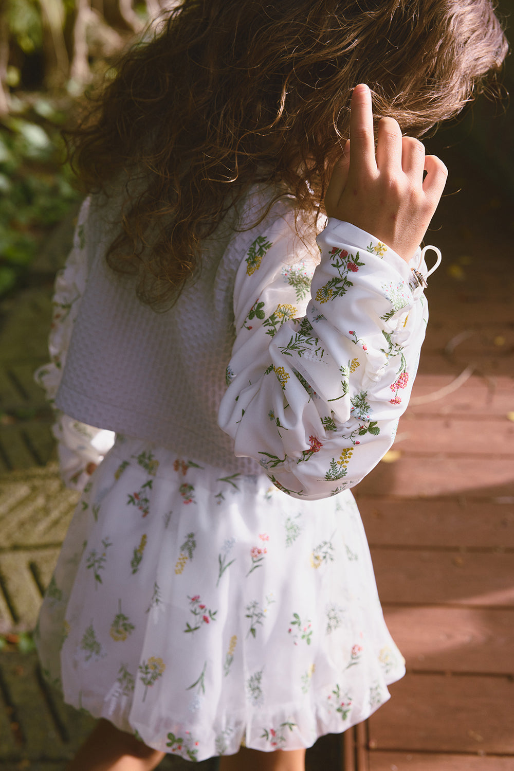 【予約商品】Luxuryコレクション:Flutter Flora バルーンキュロットスカート