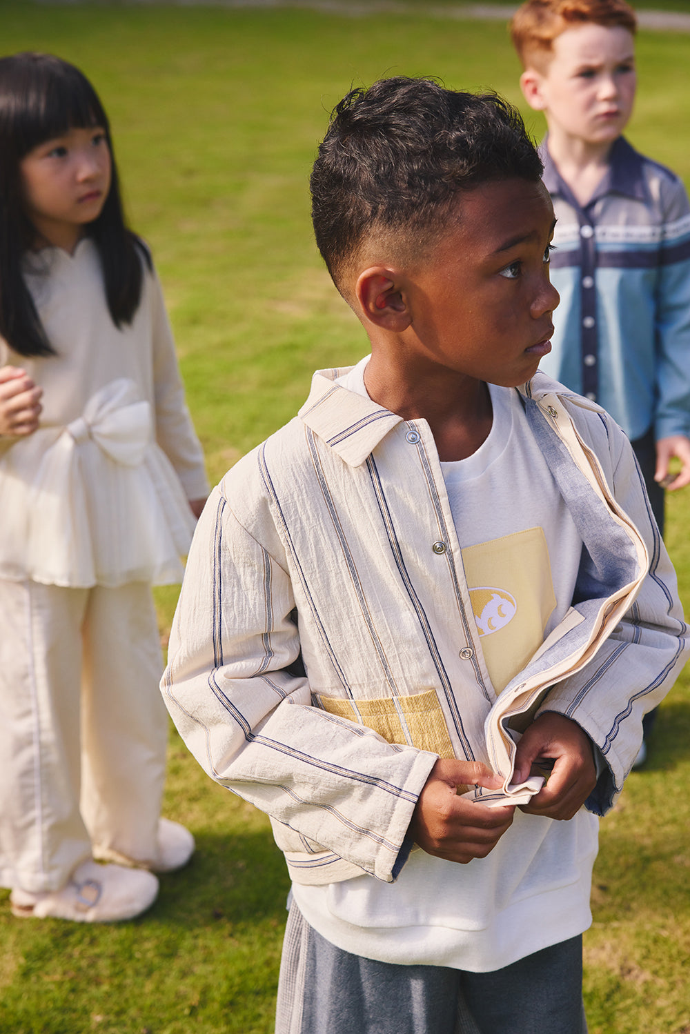 【予約商品】Mainコレクション:Eko Stripeリバーシブルジャケット