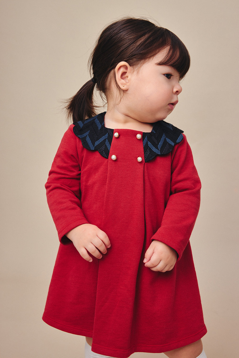 【予約商品】Mainコレクション:Lilaペタルカラーロンパースワンピース