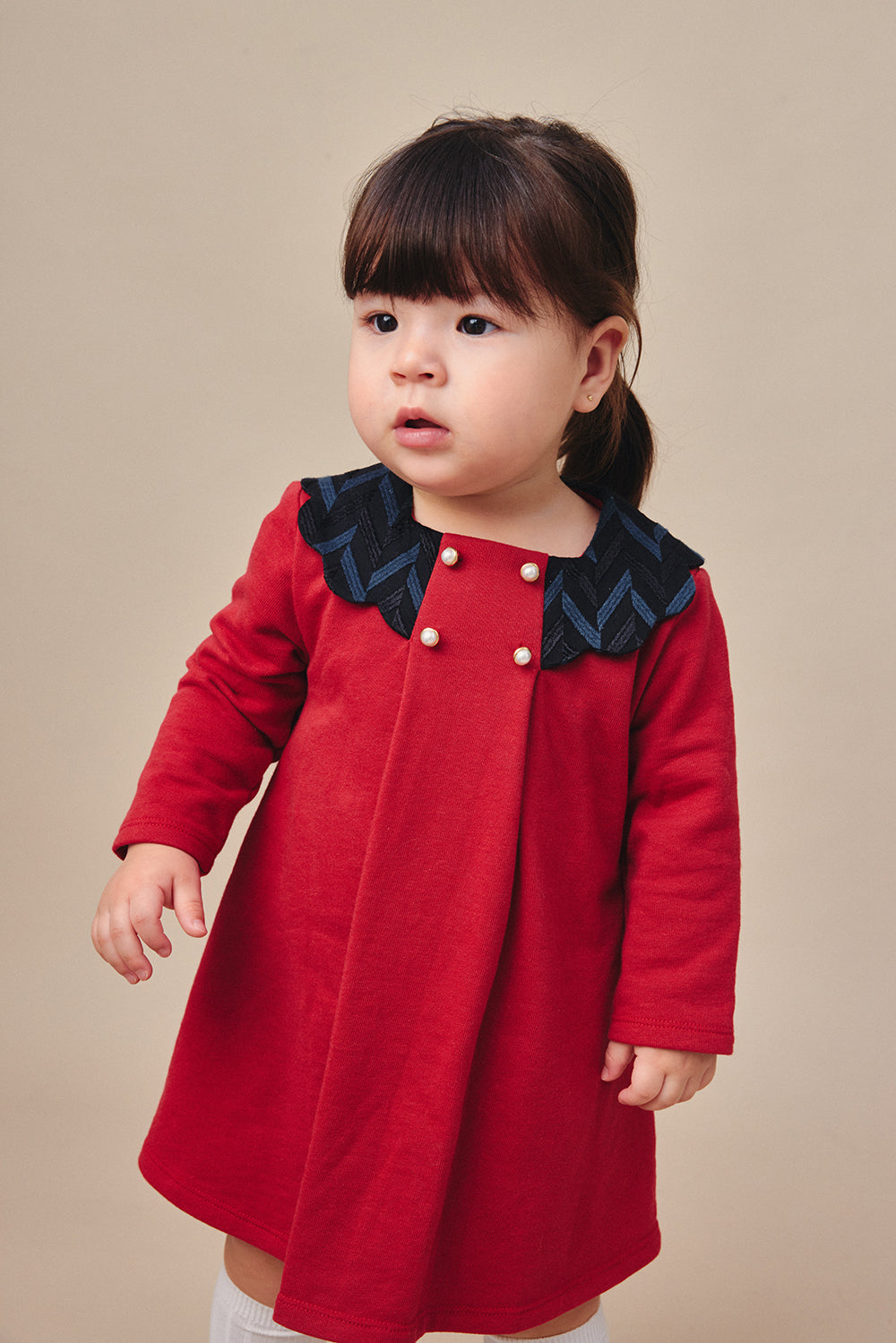 【予約商品】Mainコレクション:Lilaペタルカラーロンパースワンピース