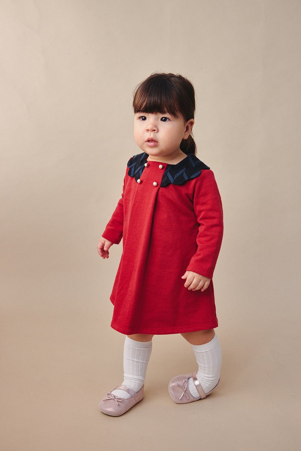 【予約商品】Mainコレクション:Lilaペタルカラーロンパースワンピース