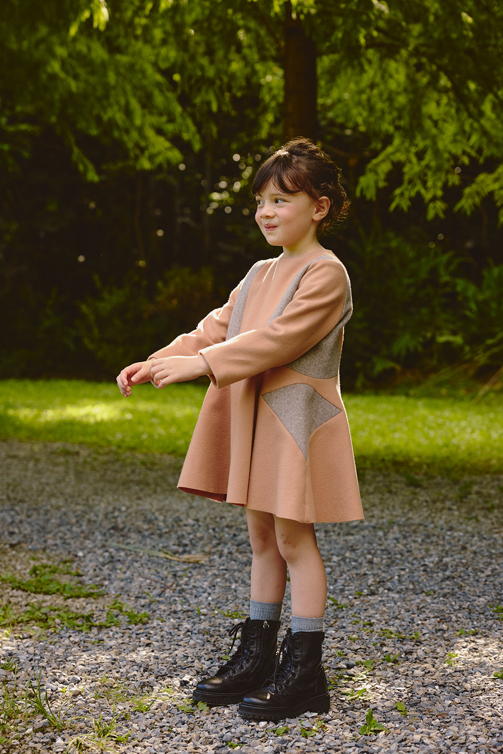 【予約商品】Mainコレクション:スター切替えワンピース