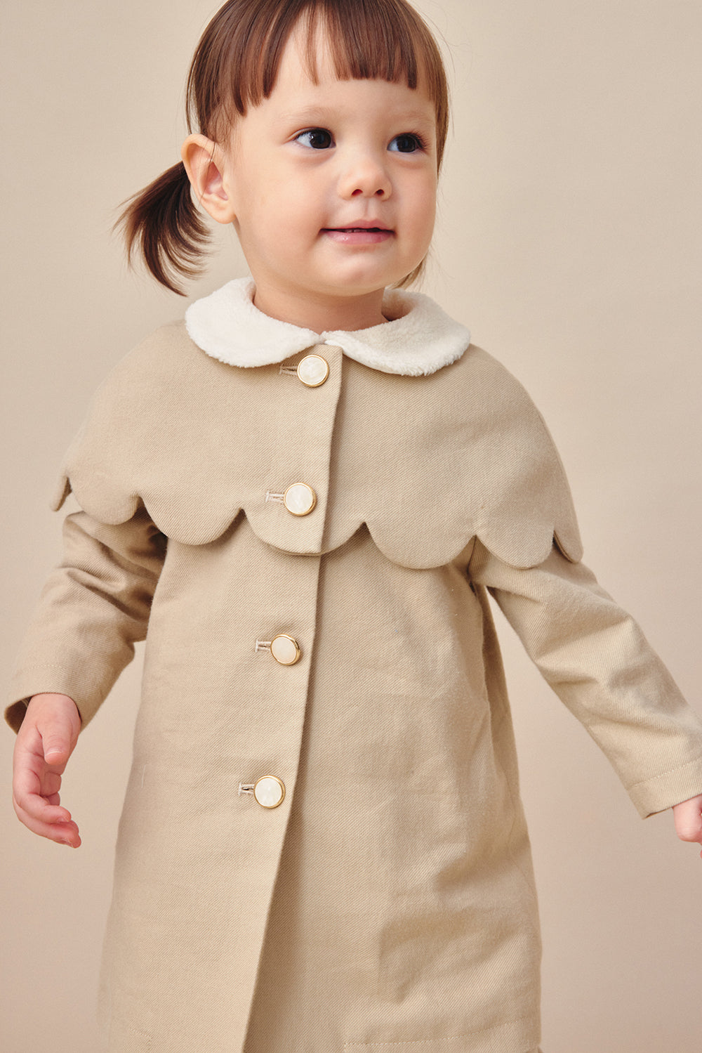 【予約商品】Mainコレクション:Cupcake 花びらツーピースロングコート