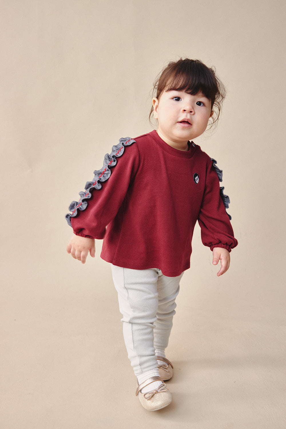 【予約商品】Mainコレクション:Frill Whisperトップス