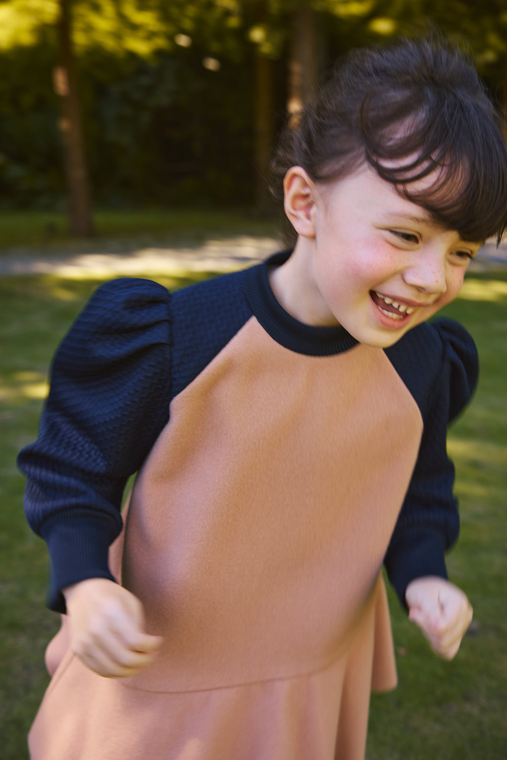 【予約商品】Luxuryコレクション:アシンメトリーウールロング丈トップス