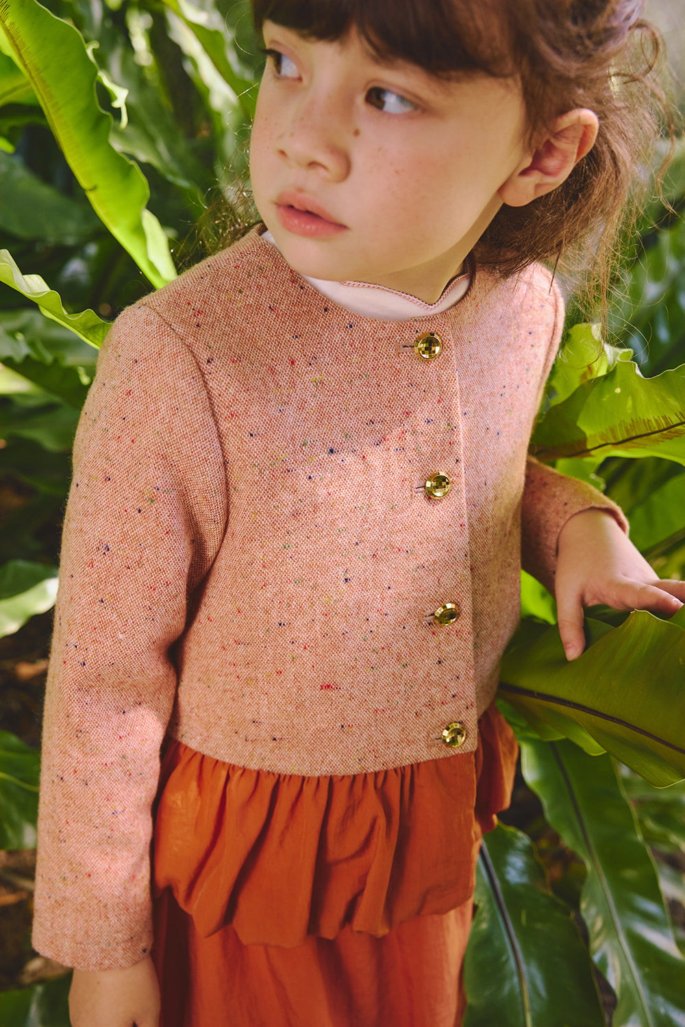 【予約商品】Luxuryコレクション:Jardin Bloom ウールツイードジャケット