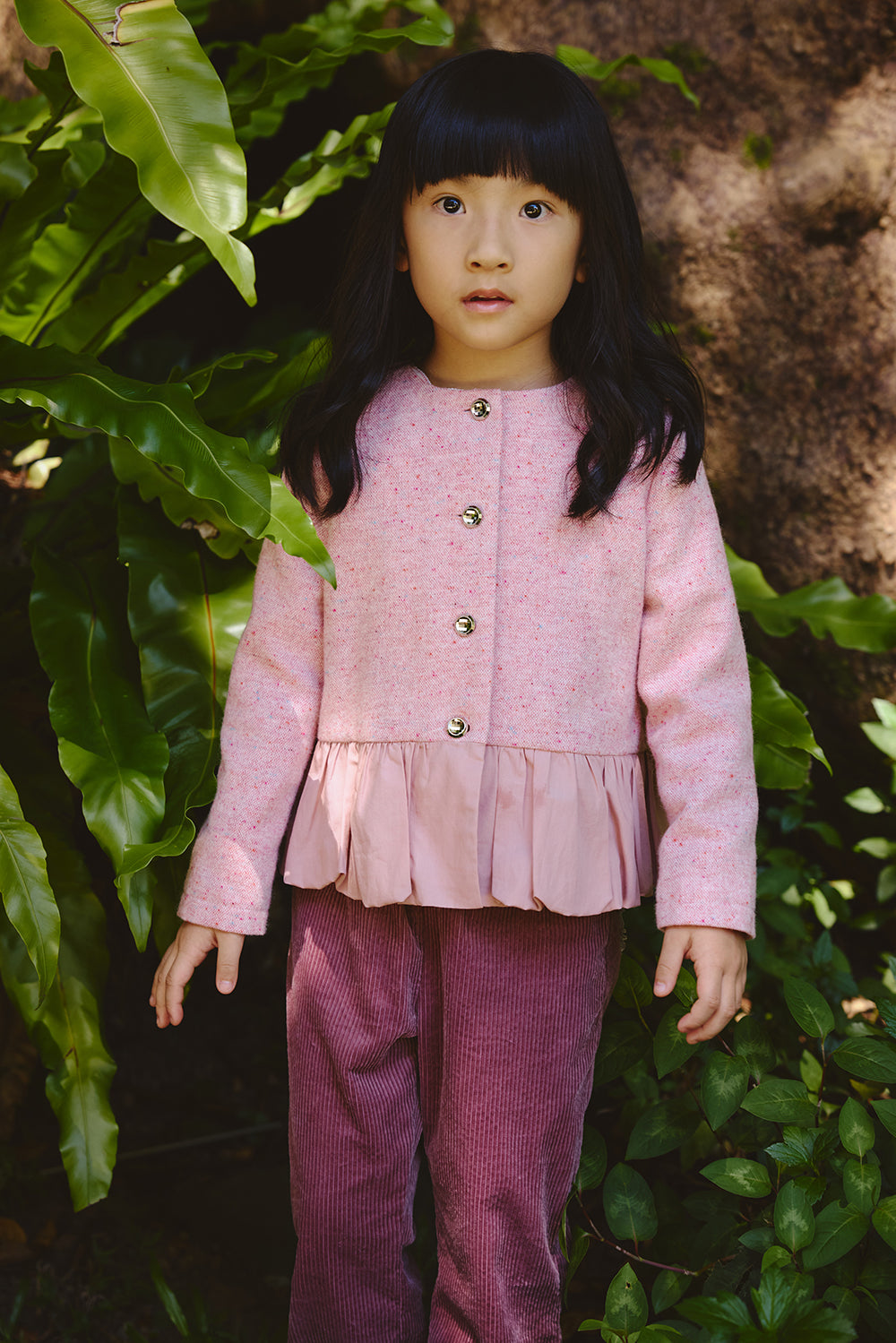 【予約商品】Luxuryコレクション:Jardin Bloom ウールツイードジャケット