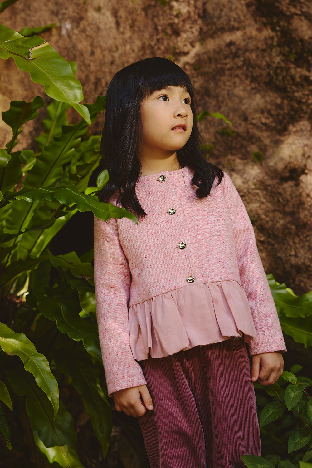 【予約商品】Luxuryコレクション:Jardin Bloom ウールツイードジャケット