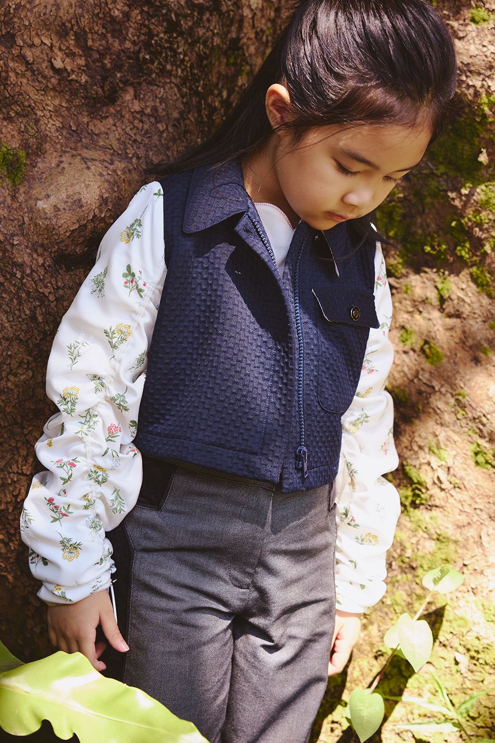 【予約商品】Luxuryコレクション:両袖ドローストリングショートジャケット